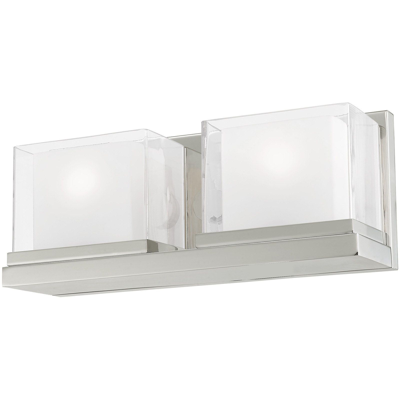 Duval 2 Light 16 inch Polished Chrome Bath Vanity Wall Light