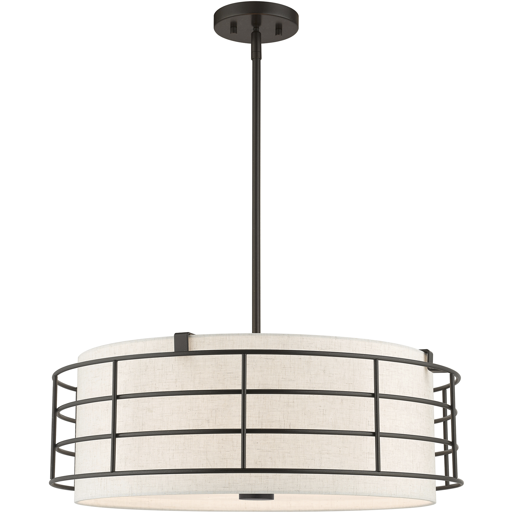 Blanchard 5 Light 23 inch English Bronze Pendant Chandelier Ceiling Light