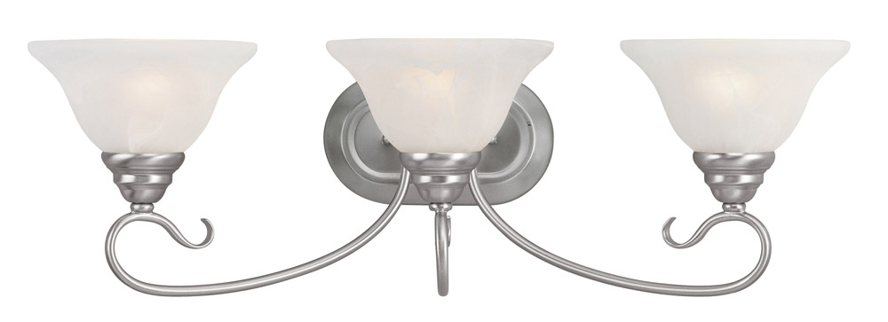 Coronado 3 Light 26.5 inch Brushed Nickel Vanity Sconce Wall Light