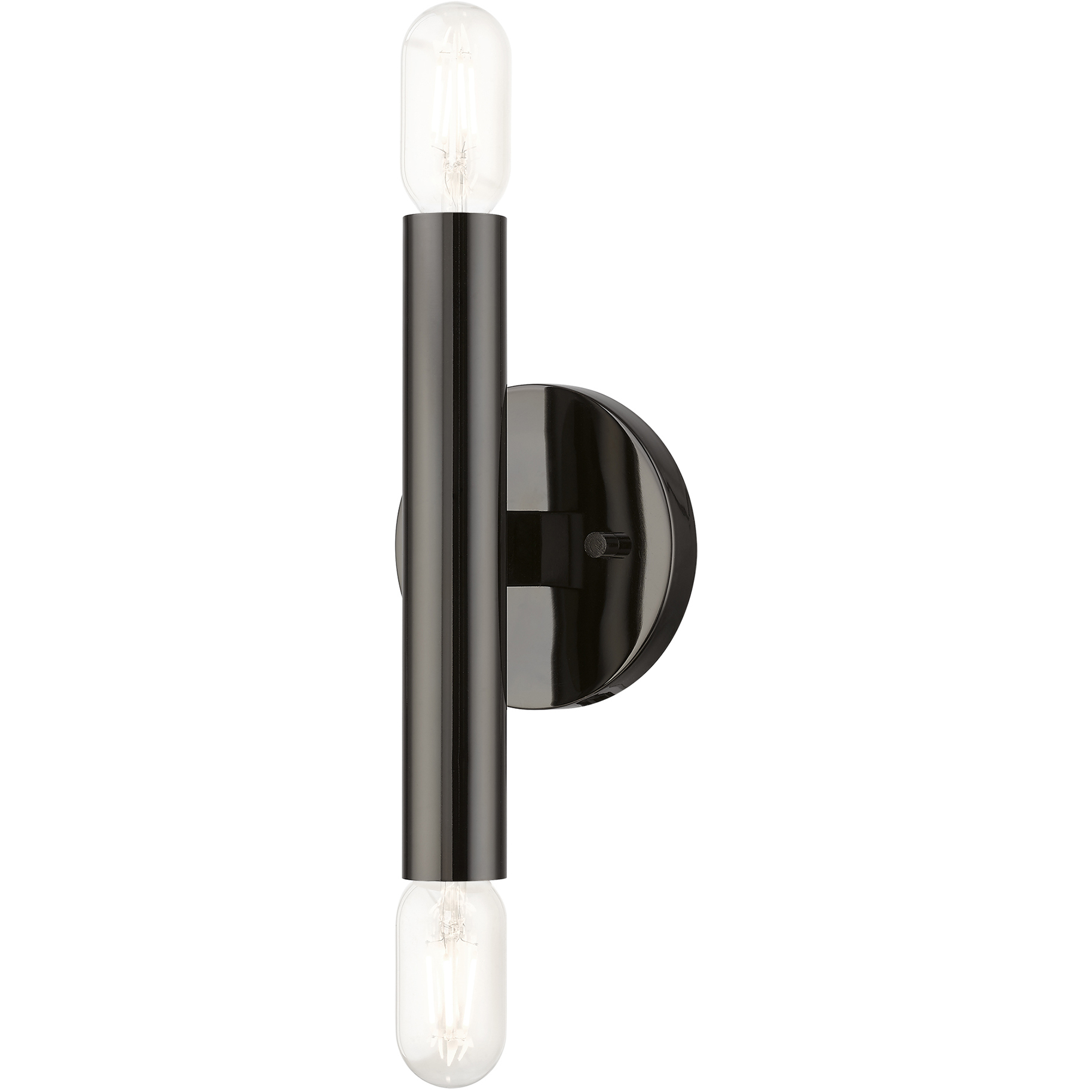 Copenhagen 2 Light 5.13 inch Black Chrome ADA ADA Sconce Wall Light