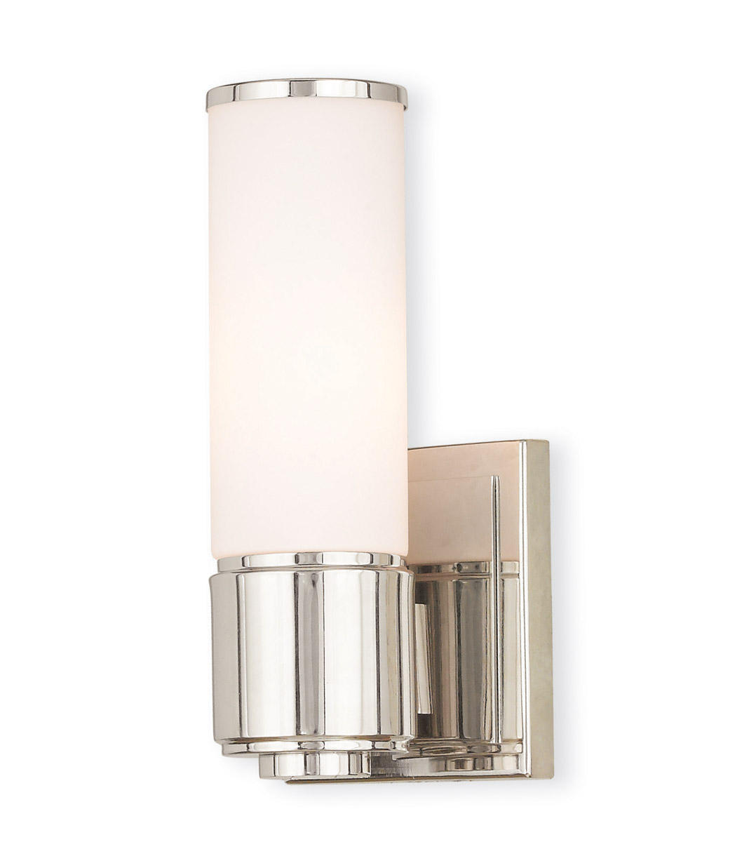 Weston 1 Light 5 inch Polished Nickel ADA ADA Wall Sconce/ Bath Vanity Wall Light