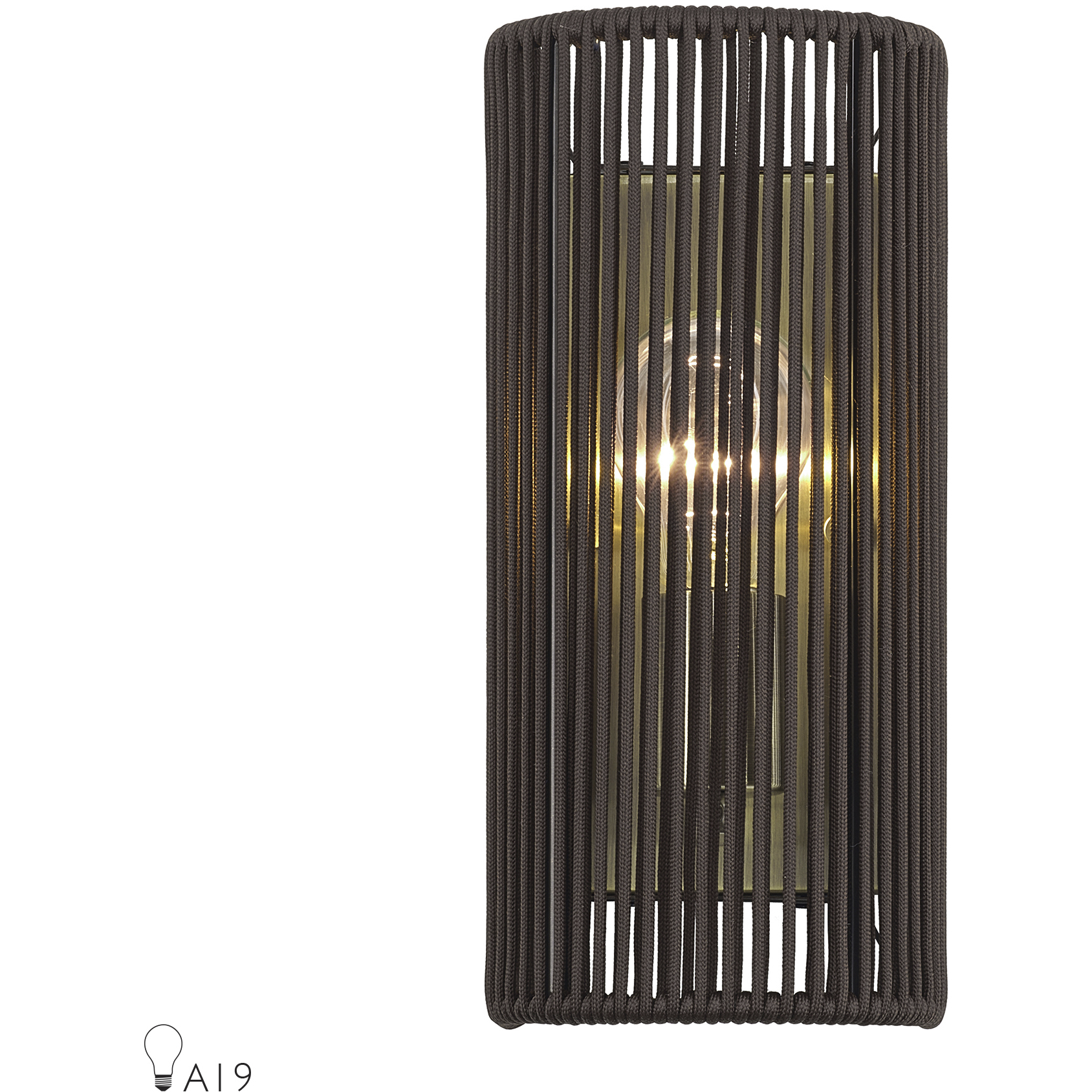 Acordia 1 Light 5 inch Antique Brass ADA ADA Sconce Wall Light