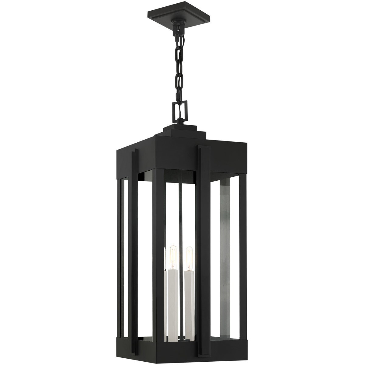 Lexington 4 Light 12.63 inch Black Extra Large Outdoor Pendant Lantern