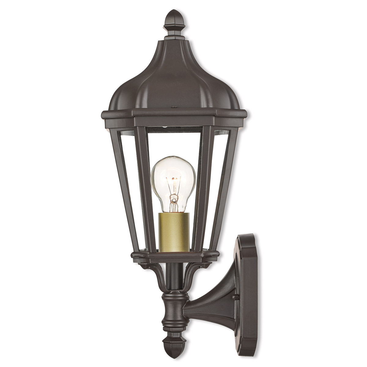 Morgan 1 Light 14.25 inch Bronze Outdoor Wall Lantern