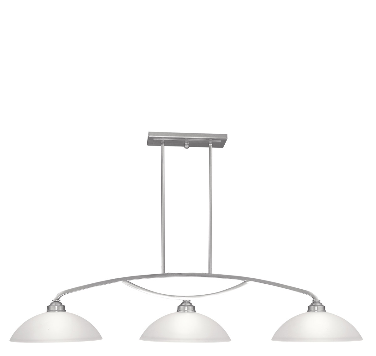 Somerset 3 Light 50 inch Brushed Nickel Billiard/Island Ceiling Light