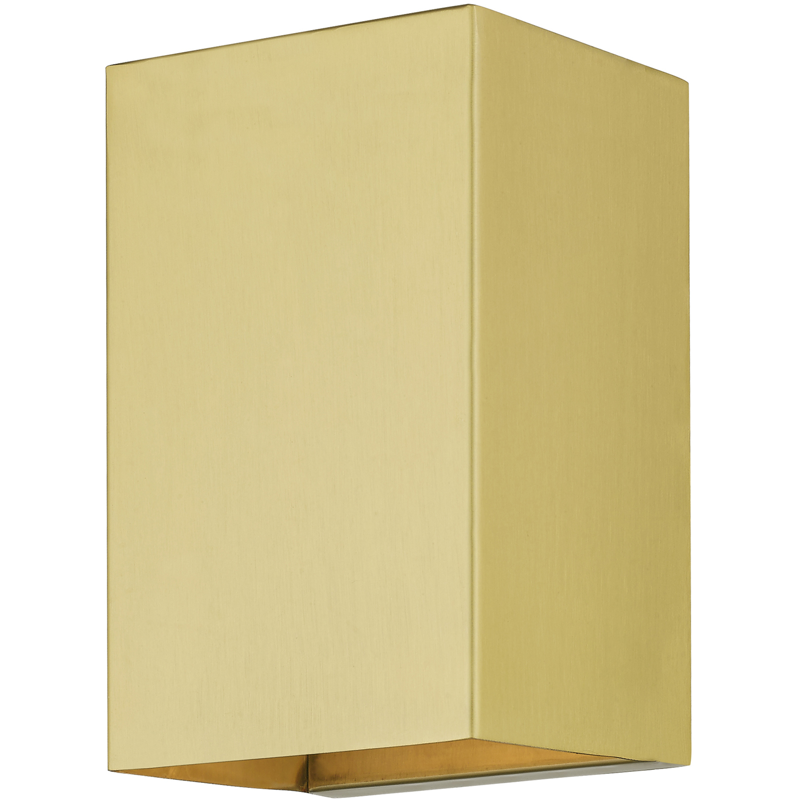 Derby 1 Light 7 inch Satin Gold Outdoor / Indoor ADA Small Sconce, Small